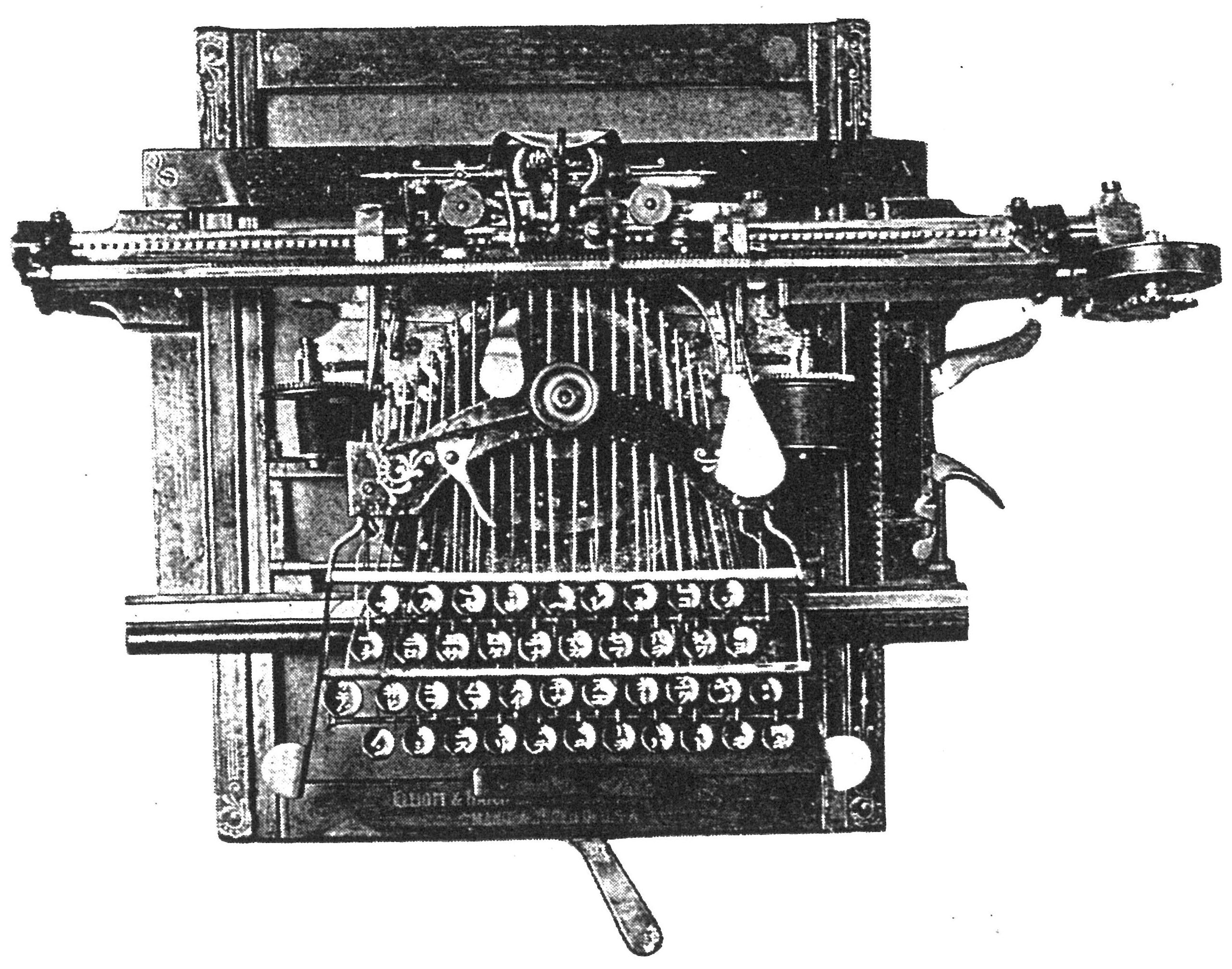 カタカナ・ブック・タイプライター（Elliott & Hatch Book Typewriter Company、1901年）