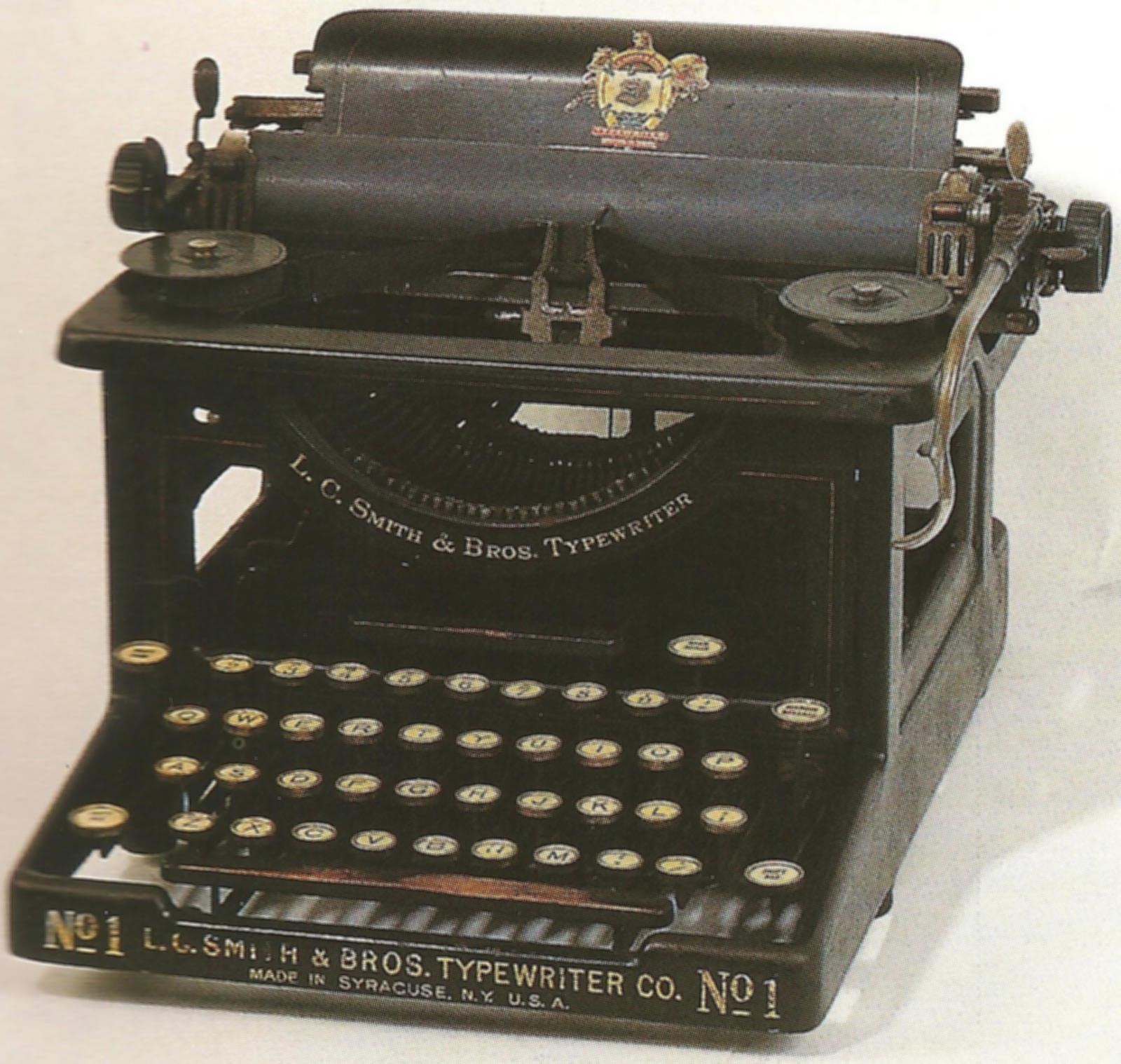 L. C. Smith & Bros. Typewriter No.1
