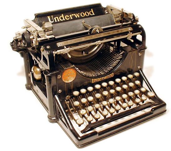 「Underwood Typewriter No.1」