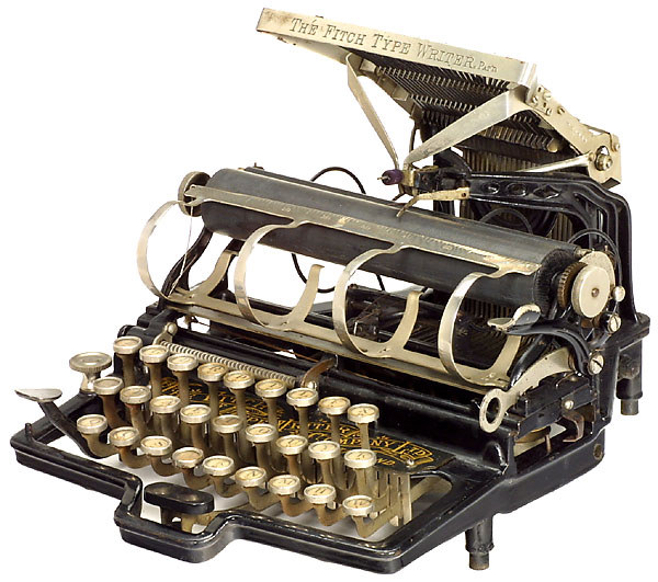 ロンドンで製造された「Fitch Typewriter」