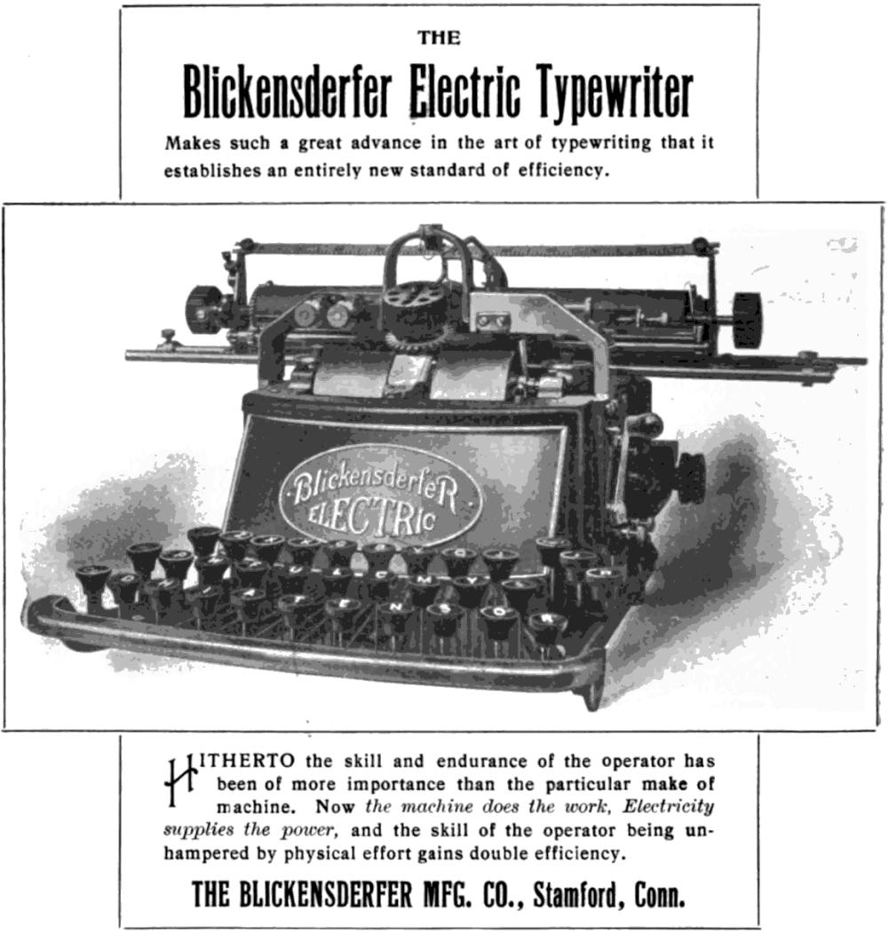 『Typewriter and Phonographic World』1902年1月号