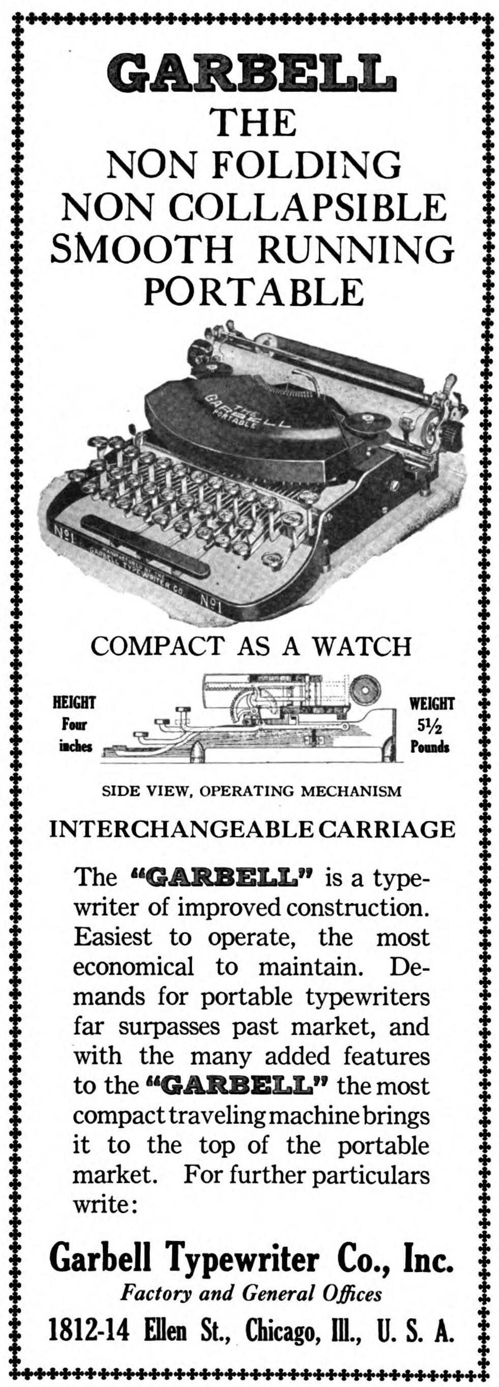 『Typewriter Topics』1919年11月号