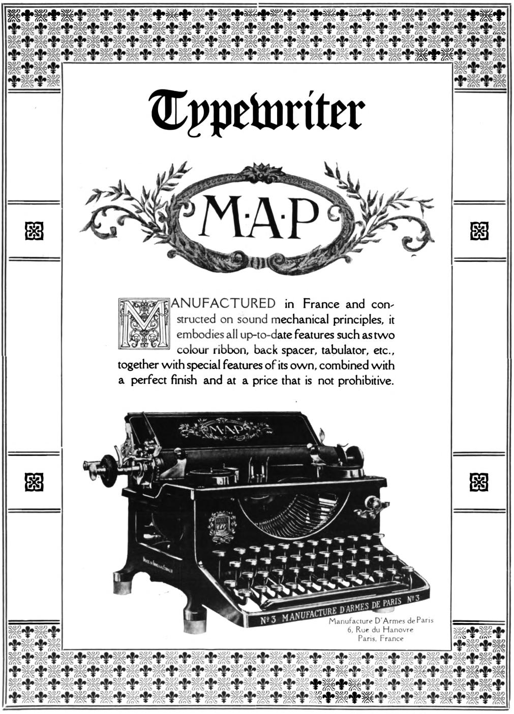 『Typewriter Topics』1922年5月号
