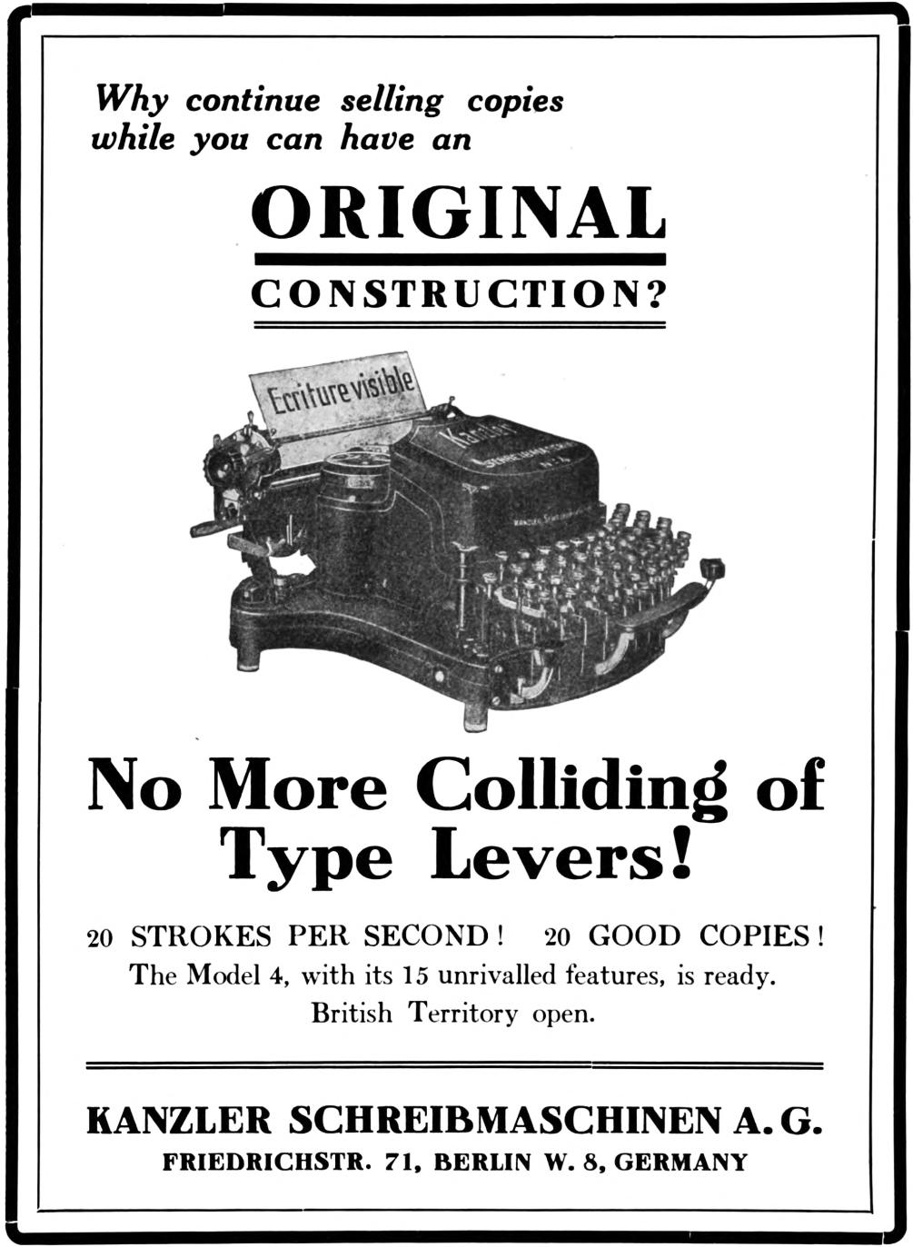 『Typewriter Topics』1911年1月号